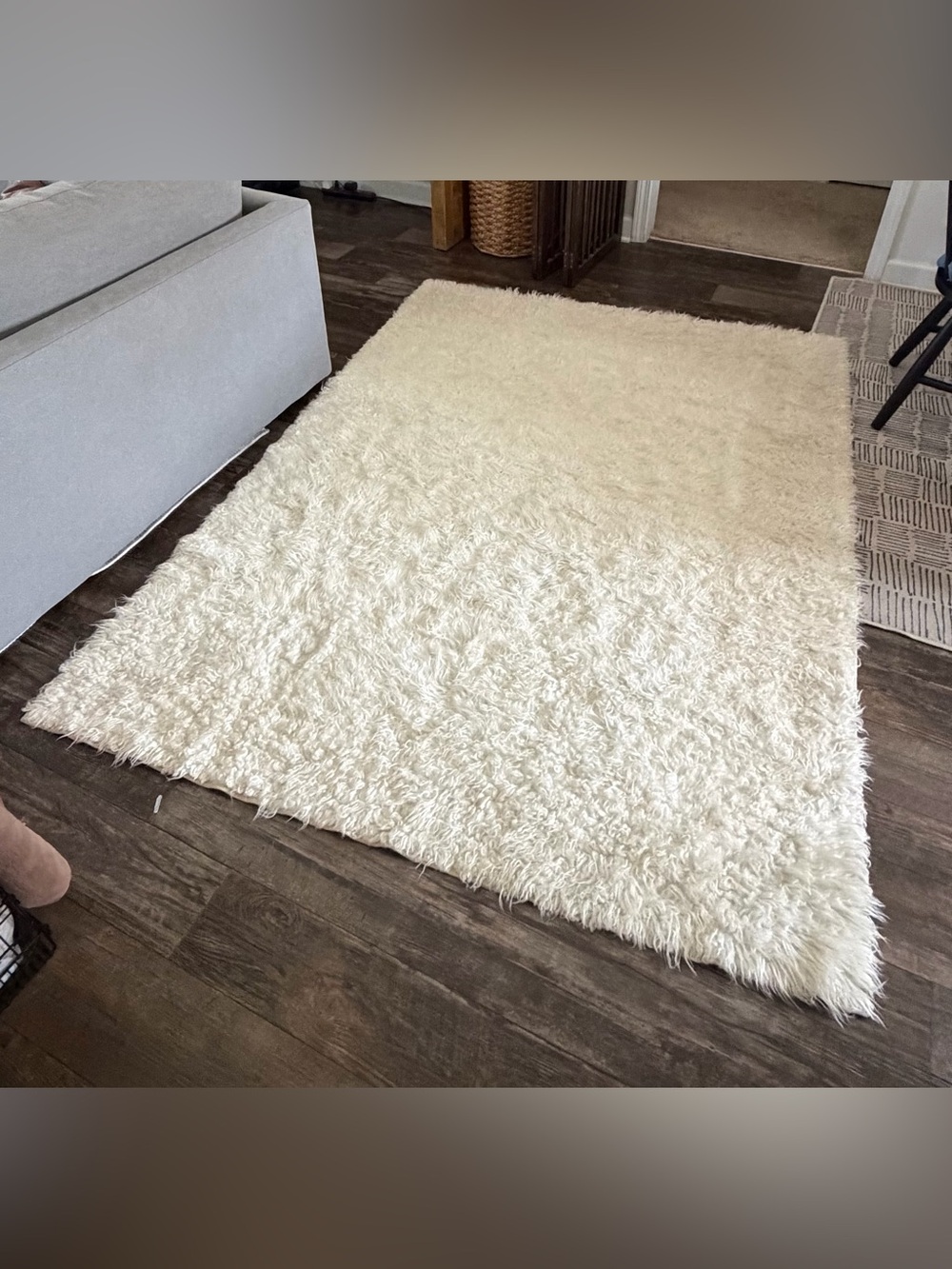 Ruggable Polar White Shag Rug